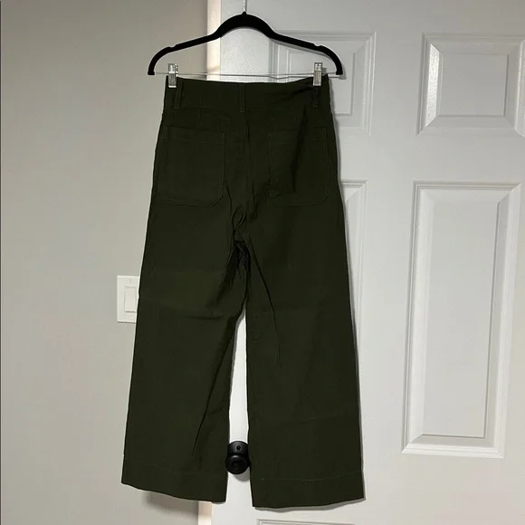 Anthropologie Maeve Colette Magic Fabric Crop Wide-Leg Pants - Picture 4 of 5